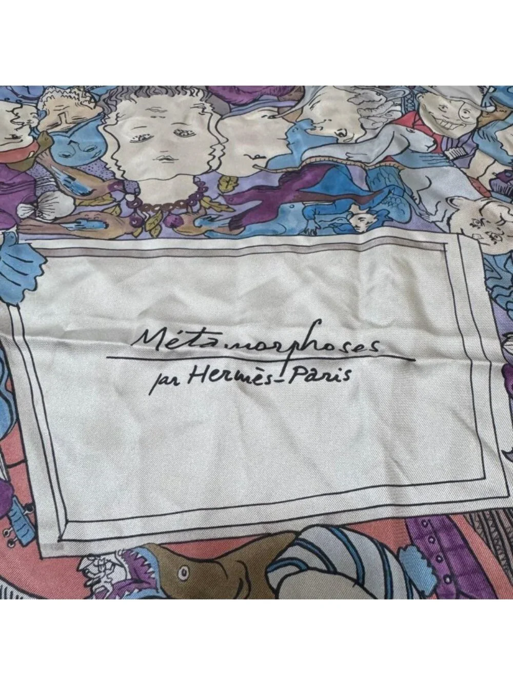 Hermes Carre 90 Metamorphose Scarf Silk